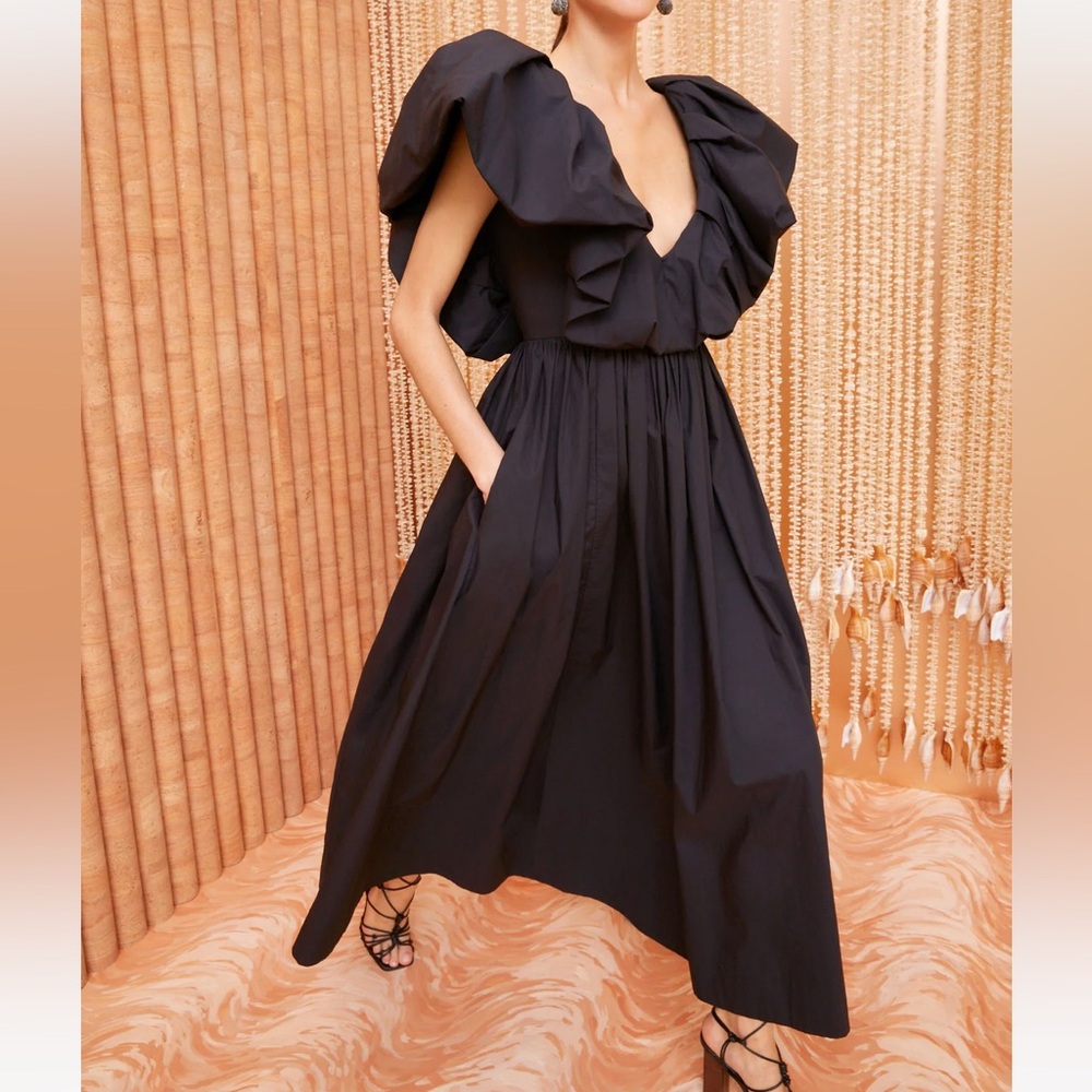 ULLA JOHNSON francesca dress black NEW